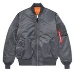Бомбер Alpha Industries MA-1 Gun Metal (Серый)
