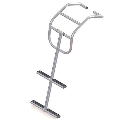 Трап дайверский для надувных лодок, 2 черных ступени (ширина 360 мм.) (10269530)