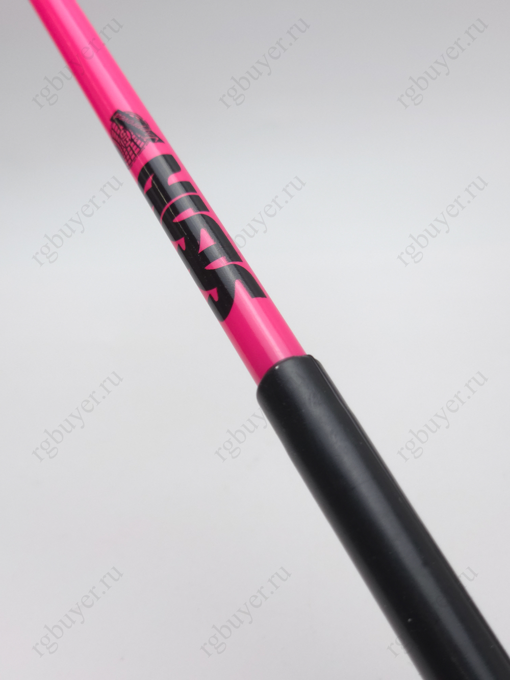 Палочка Sasaki 57 см Розовая с чёрной ручкой РxВ (Pink x Вlack)