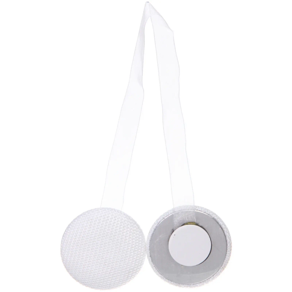 Подхват для штор на магните «Классика белый» 5см S1887