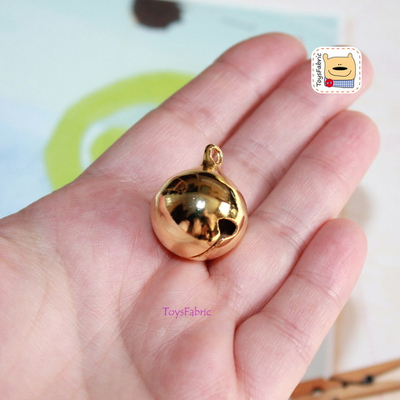 Бубенчик металлический золотой 20мм СБ9-З