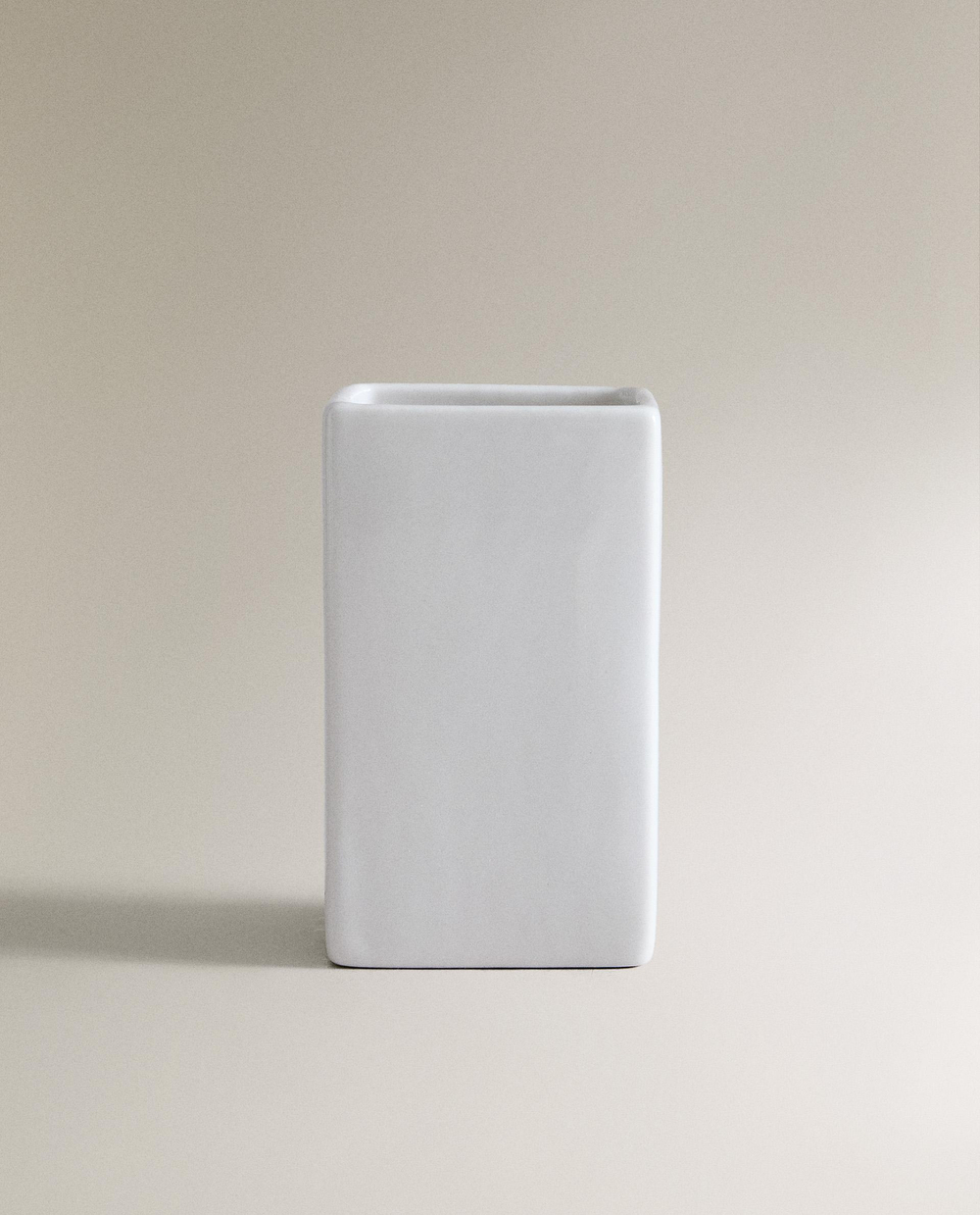Zara Home стакан для ванной комнаты, фаянс, белый