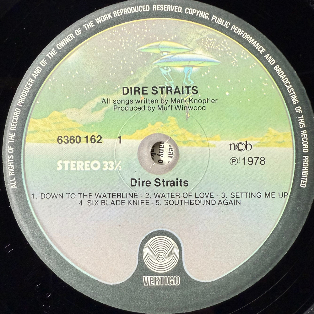 Dire Straits - Dire Straits (Скандинавия 1978г.)