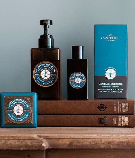Морская соль и грейпфрут, гель для душа Gentlemen's Club, Castelbel Porto