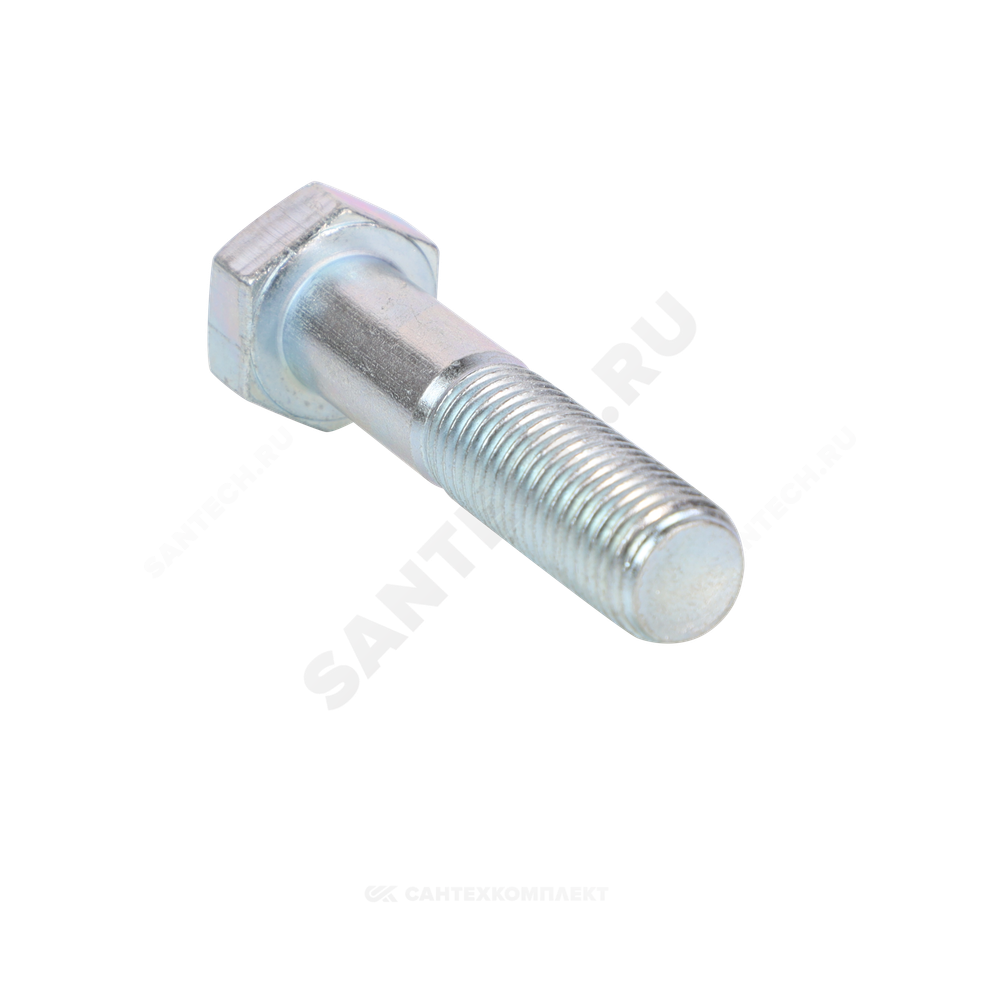 Болт стальной оц М16х75 к.п. 5.8 шестигранный DIN 931 (ГОСТ 7798-70)