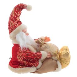 GAEM Дед Мороз (муз , движ), L18 W18 H46 см