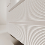 Тумба подвесная под раковину левая Sancos Folk, Bianco 995х445х500