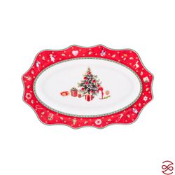 Блюдо овальное Repast Bordo 25.4*16.6*2 см