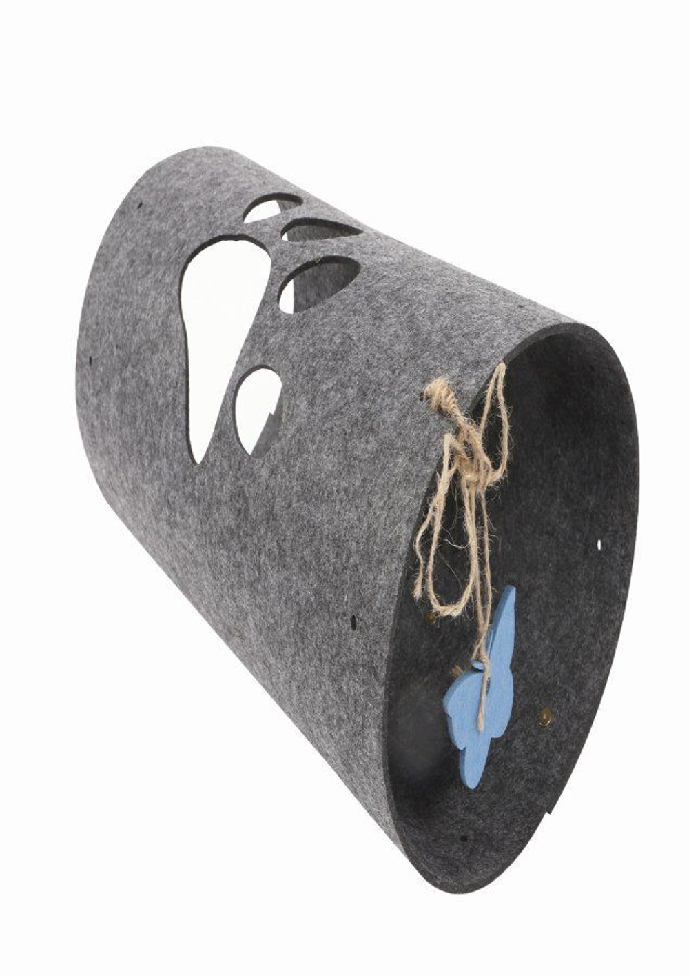 Тоннель д/кошек ECO, 25 x 25 x 45 см, серый