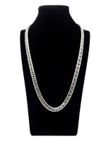 Массивная цепочка толстого плетения из стали