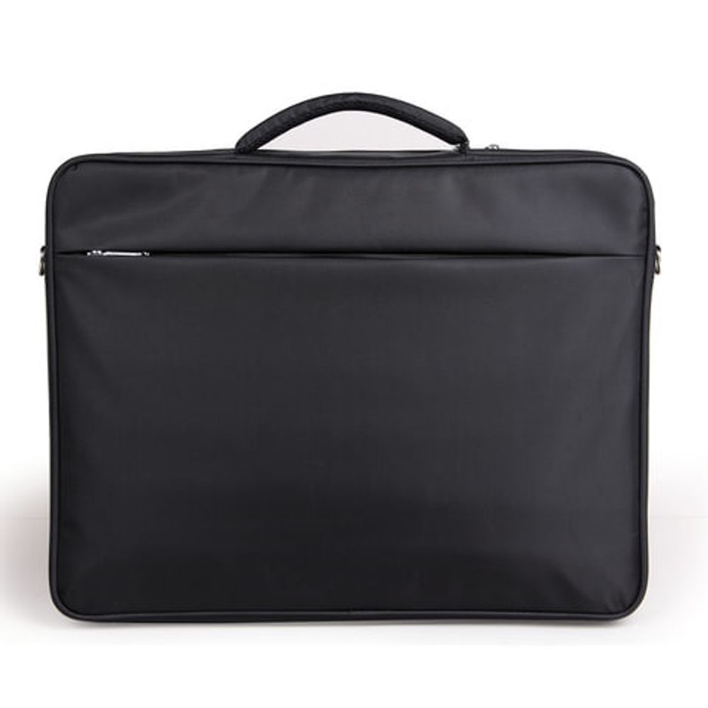 Сумка деловая BRAUBERG с отделением для ноутбука 17,3", "Sidney", откидная крышка, черная, 44х34х6 см, 240449