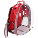 Рюкзак - переноска для животных «ЛЮБИМЫЙ БРО», цвет красный, 27*33*43см/до 7кг (Пакет и Лейбл)