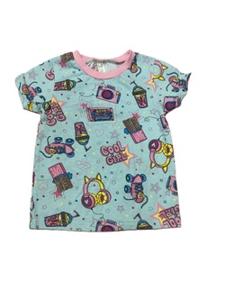 Футболка на девочку из кулирки (100% хлопок) на рост 98 см