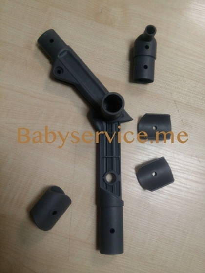 Шарнир складывания рамы правый серый