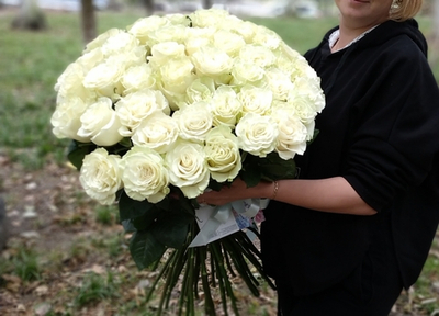 51 белая роза