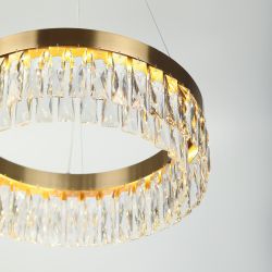Люстра Rivoli Mary 6129-101 cветодиодная LED 28 Вт 3000 К хрусталь