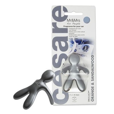 Ароматизатор автомобильный Mr&Mrs Fragrance Cesare Сандал, стальной металлик