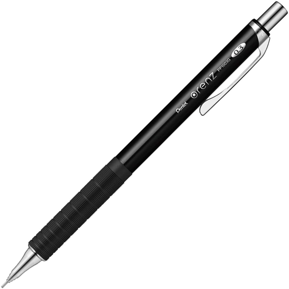 Механический карандаш 0,3 мм Pentel Orenz Metal Grip чёрный