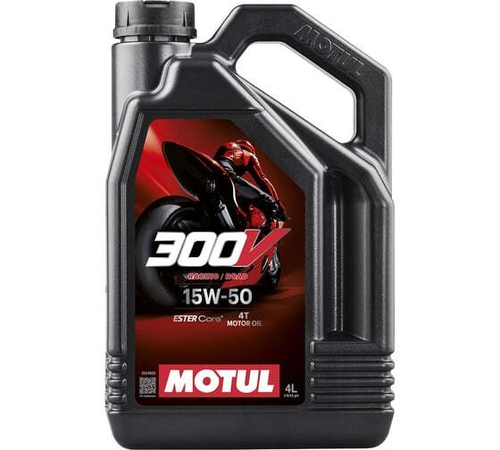 Моторное масло синтетическое MOTUL 300V FL ROAD RACING 4T 15W50