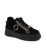 Кожаные кроссовки 11 Liu Jo - черный(BF3179 PX442)