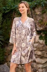 Рубашка халат на пуговицах Mia-Amore ГРАЦИЯ 3587