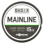 KORDA Леска Basix Main Line 0,4мм 500м 15lb Camo green
