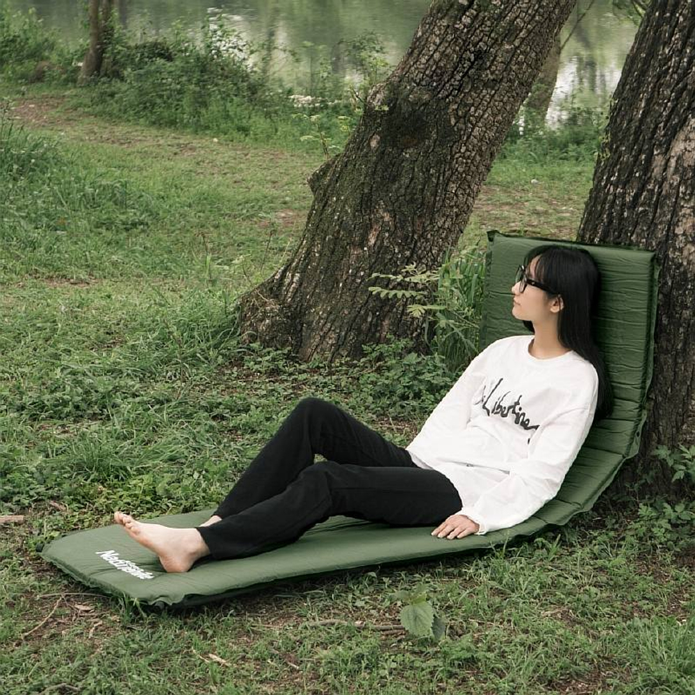 Коврик cамонадувающийся Naturehike D03 зеленый