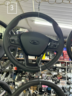 Мультируль Нива 4х4/Легенд с подсветкой кнопок, обшивка экокожей, без обогрева