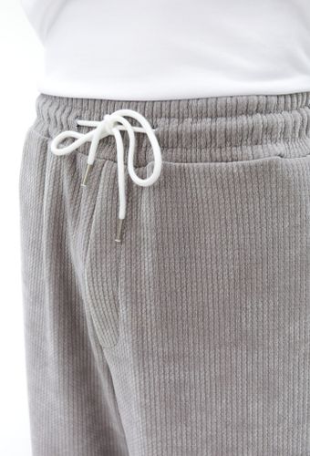 Серый велюровый спортивный костюм COMA