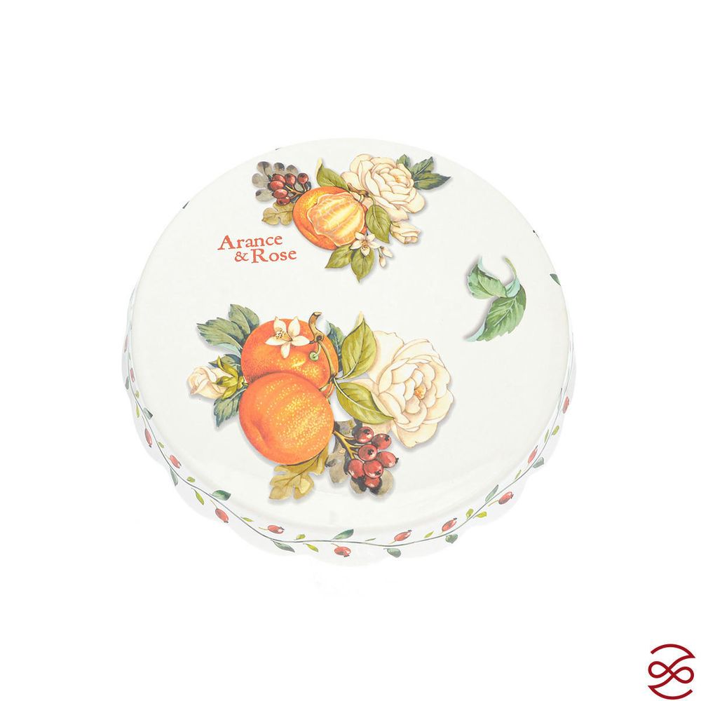 Блюдо для торта на ножке NUOVA CER Апельсин 27см