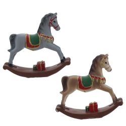 GAEM Фигурка декоративная "Лошадка-качалка", L15 W3 H14 см, 2в.