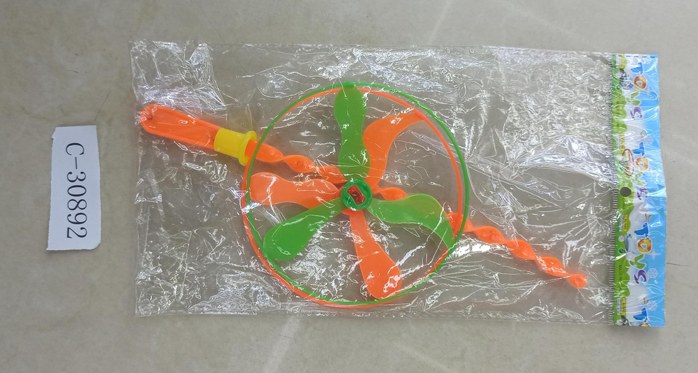 Игровой набор Запускалка два круга д-13см, длина палки 28 см 4 цвета микс, с-30892