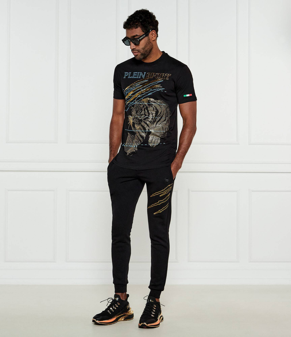 Футболка Lamina Plein Sport - черный(MTK8006 STE001N)