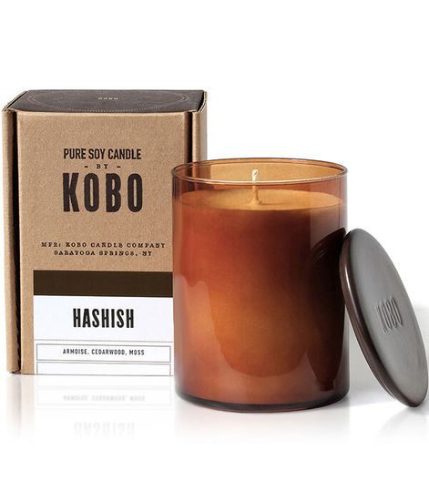 Hashish, свеча Woodblock, Kobo Candles