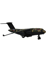 Военно-транспортный самолёт,игрушка для детей,коллекционная металлическая модель,свет+звук,инерционная