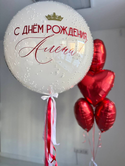 Воздушные шары на день рождения, для девушки №2710