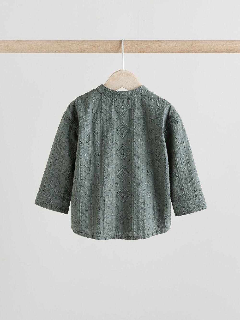 Рубашка и брюки в комплекте для мальчика Next E47-909, Зеленый, Белый