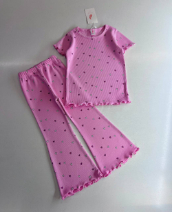 Бело-красные сердечки - двойка для девочек 2 600 тг./шт. (оптом - цена за 5 размеров)