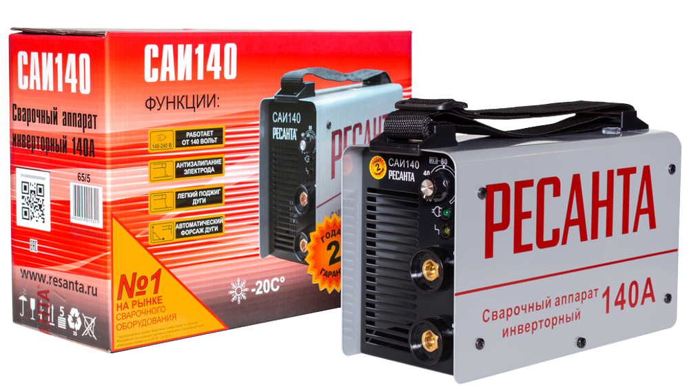 Сварочный аппарат инверторный Ресанта САИ 140