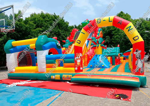 Коммерческий надувной батут "Змей Горыныч 3" 16*10*9 м