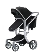 Детская коляска Luxmom 606 3в1 (черный)