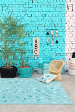 Корзина Lorena Canals Tassels Emerald (30 x Ø45 см)