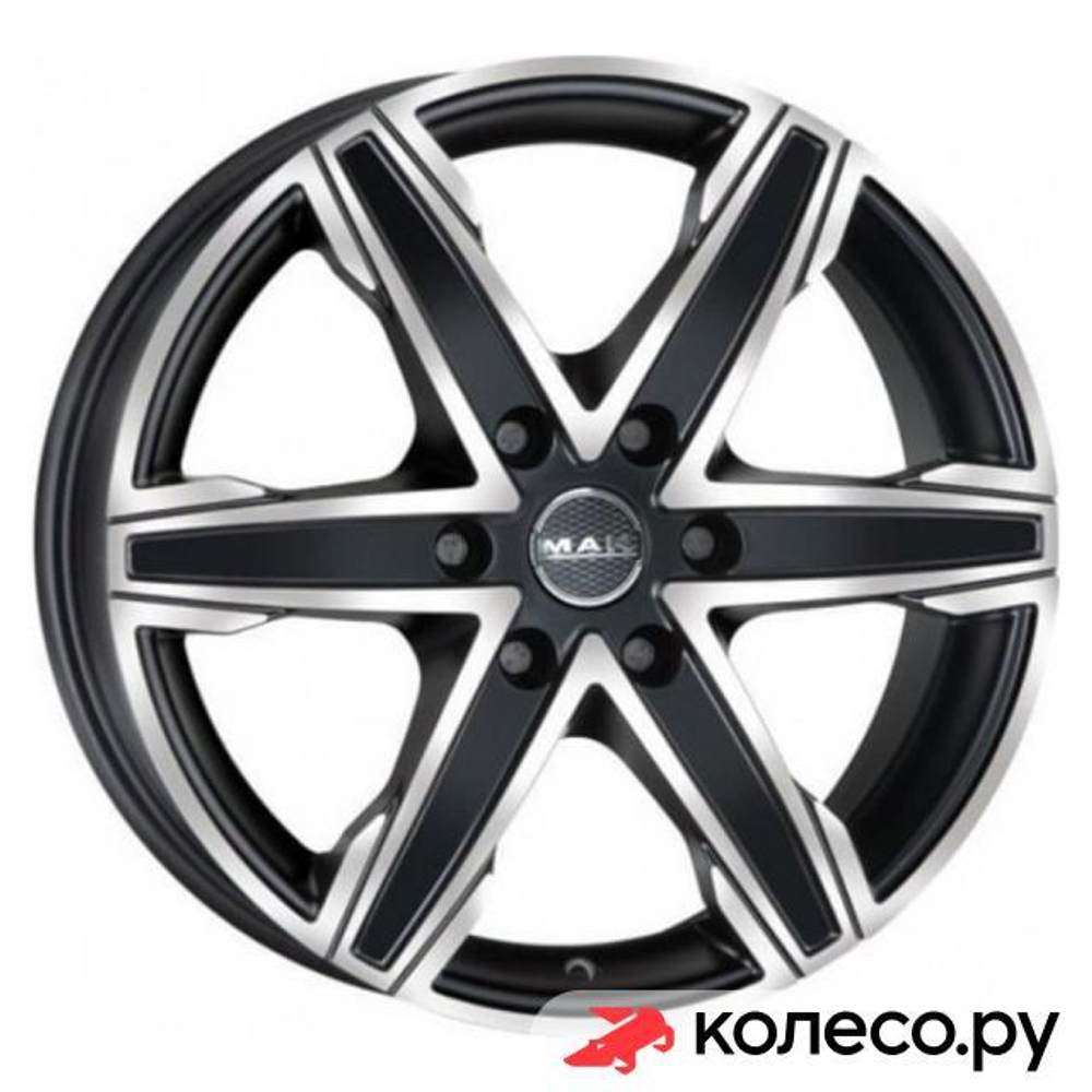 King 6 6.5x16/6*130 D84.1 ET62 Ice Black