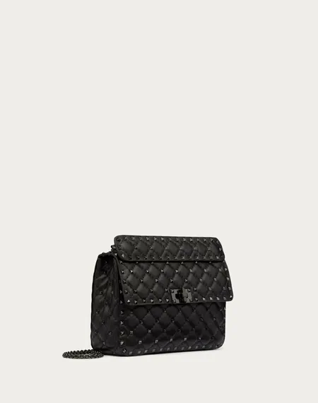 Сумка женская Valentino Rockstud Spike Medium черный