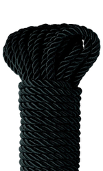 Черная веревка для фиксации Deluxe Silky Rope - 9,75 м.