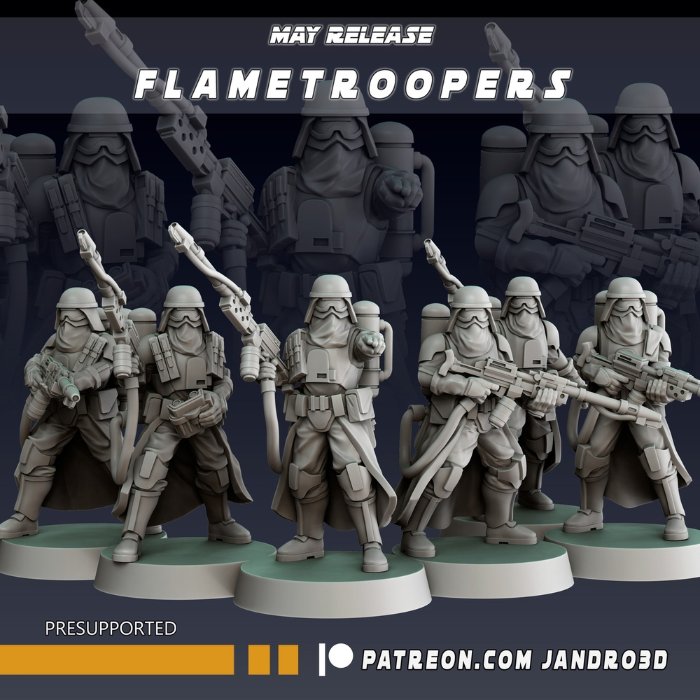 Star War Blizzard Flamertroopers