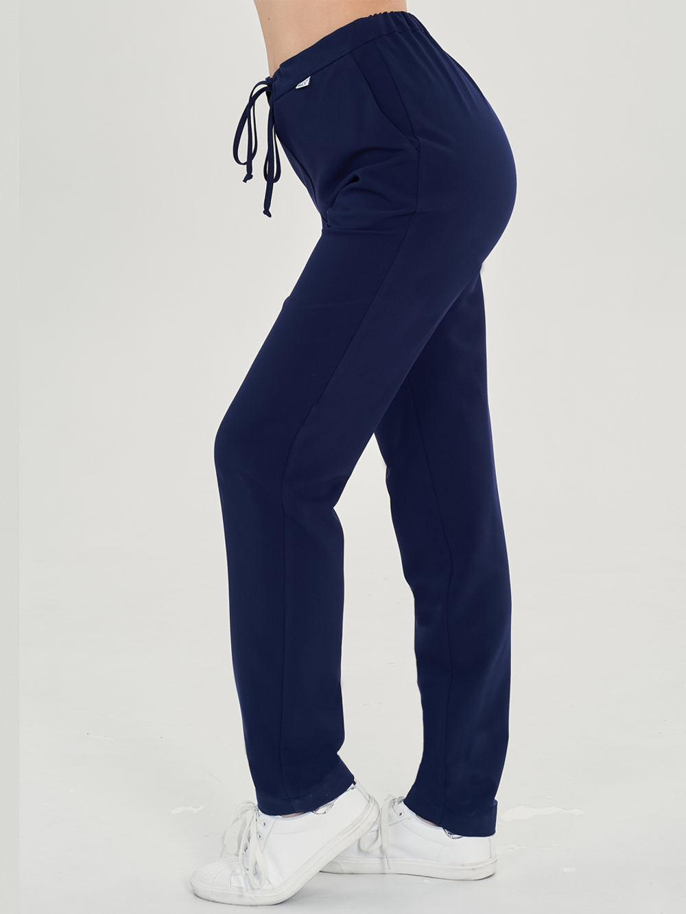 Синие брюки медицинские женские Б-125