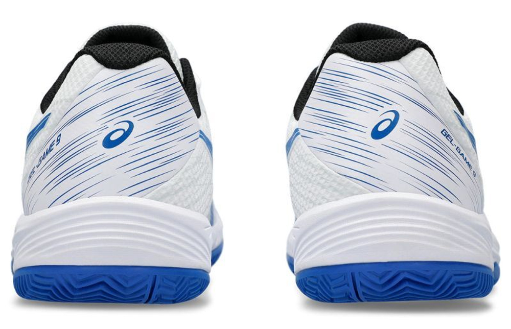 Мужские кроссовки теннисные Asics Gel-Game 9 Clay/OC - white/tuna blue