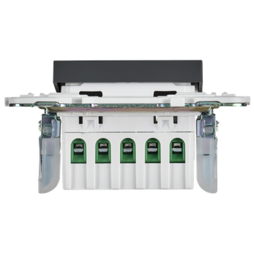 SKANDY Кнопка звонка с индикацией для отелей 10А SK-V17G графит IEK