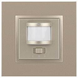 14-4103-04 ЭРА Датчик движения 2-проводной, 180-240В, 200Вт, IP20, Эра Elegance, шампань